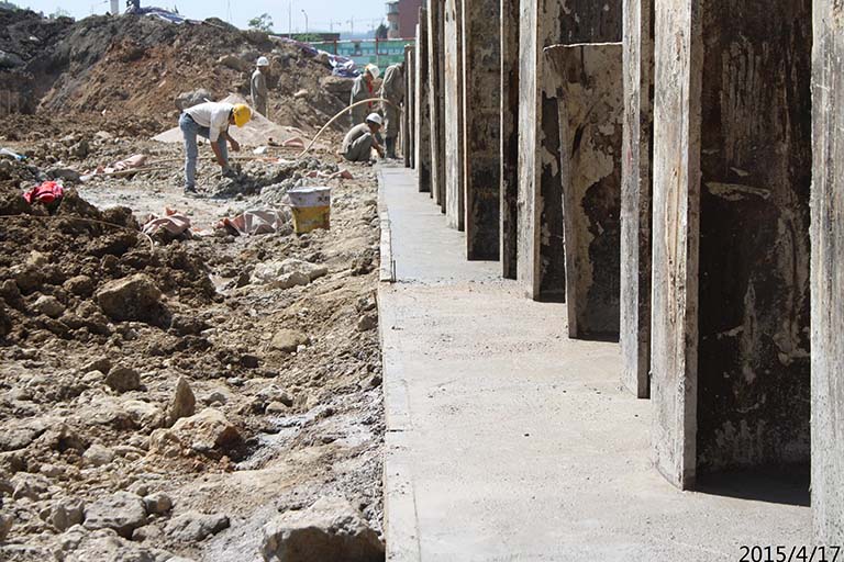 东华北区旧城改造一期项目香博苑基坑支护、土石方及桩基工程项目工程动态图片信息