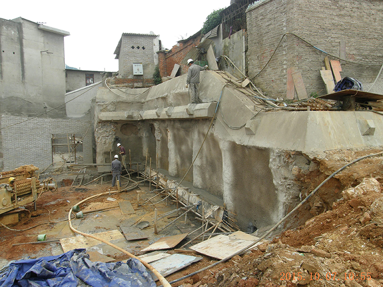 个旧泰和晟景项目基坑（边坡）支护工程项目工程信息动态